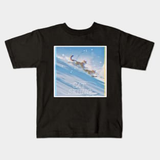 Cat Skiing Kids T-Shirt